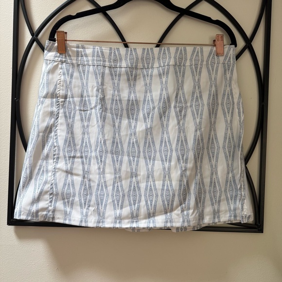 Ripskirt Hawaii Blue and White Mini Skirt - Picture 1 of 6